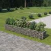 Gabion Raised Bed Galvanized Steel 141.7"x19.7"x19.7"