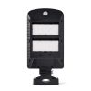 Hyper Tough 1500 Lumens Solar Powered Motion Street and Area Light Dusk to Dawn Pole Mount, Black, 120¬∞ Beam Angle