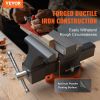 VEVOR 6.5" Bench Vise w/ 360¬∞Swivel Locking Base & Two-way Jaw Ductile Iron