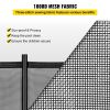 VEVOR Swimming Pool Fence, 4*12FT Pool Safety Fence for Inground Pools, Removable Pool Fence DIY by Life Saver Fencing Section Kit, Outdoor Mesh Pool