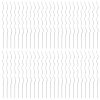50 pcs Spiral Plant Supports 43.3" Galvanized Steel