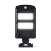 Hyper Tough 1500 Lumens Solar Powered Motion Street and Area Light Dusk to Dawn Pole Mount, Black, 120¬∞ Beam Angle