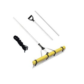 Floating Weed Landscape Rake with Foam Floats for Lawn Care and Pond (Type: Style B, Color: As pic show)
